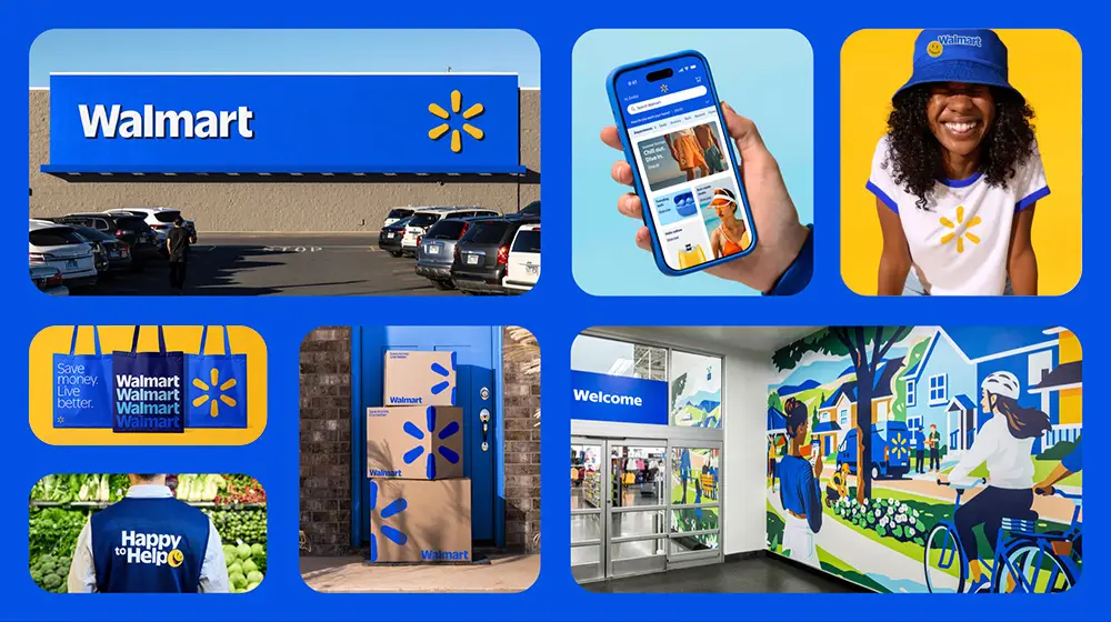 Cenas do Walmart: loja, app, moda e mais.