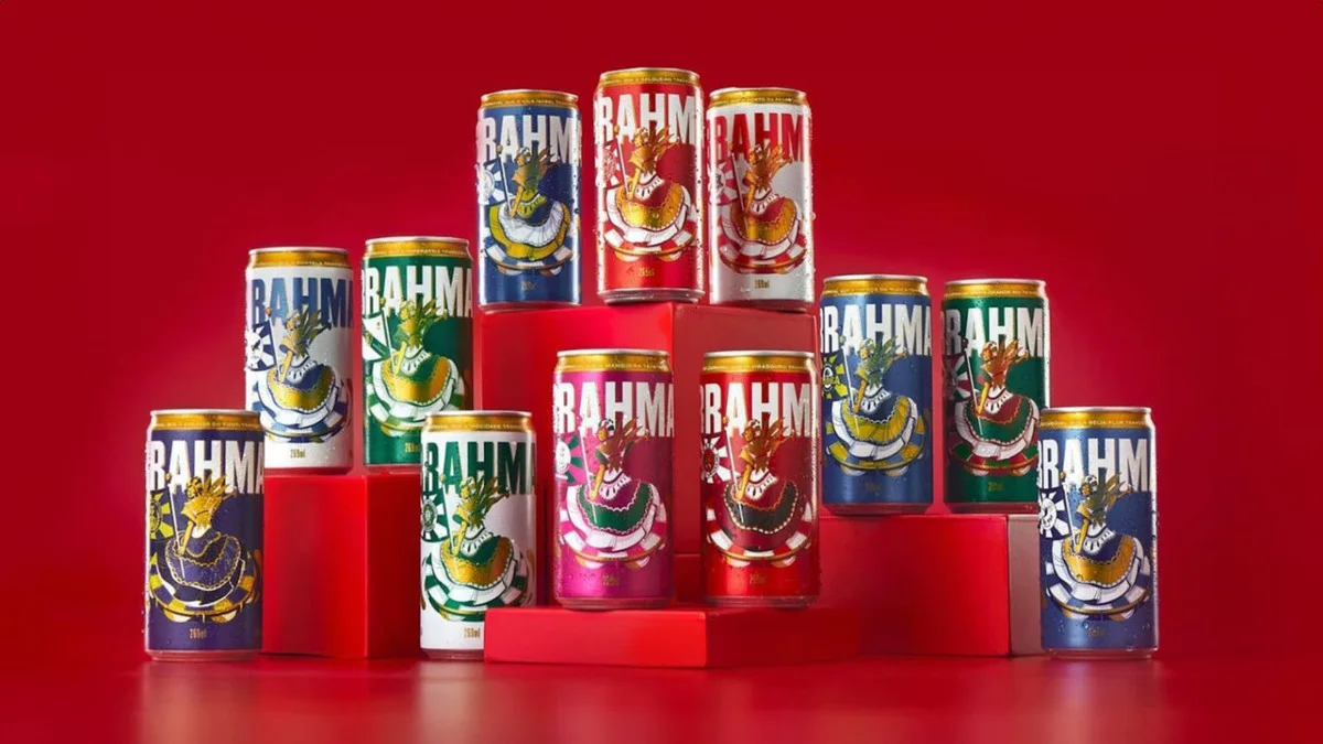 Brahma lança latas decoradas das escolas de samba do Rio