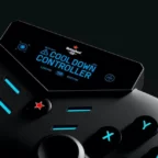 Controle eletrônico com display digital iluminado.