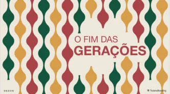 Padrão colorido com texto 'O Fim das Gerações'.