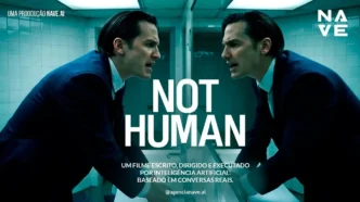 Cartaz do filme Not Human, produção NAVE.AI.