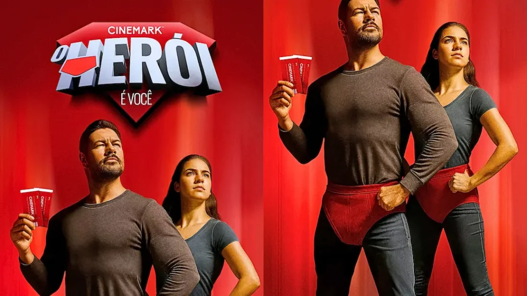 Campanha Cinemark: Você é o herói do cinema.