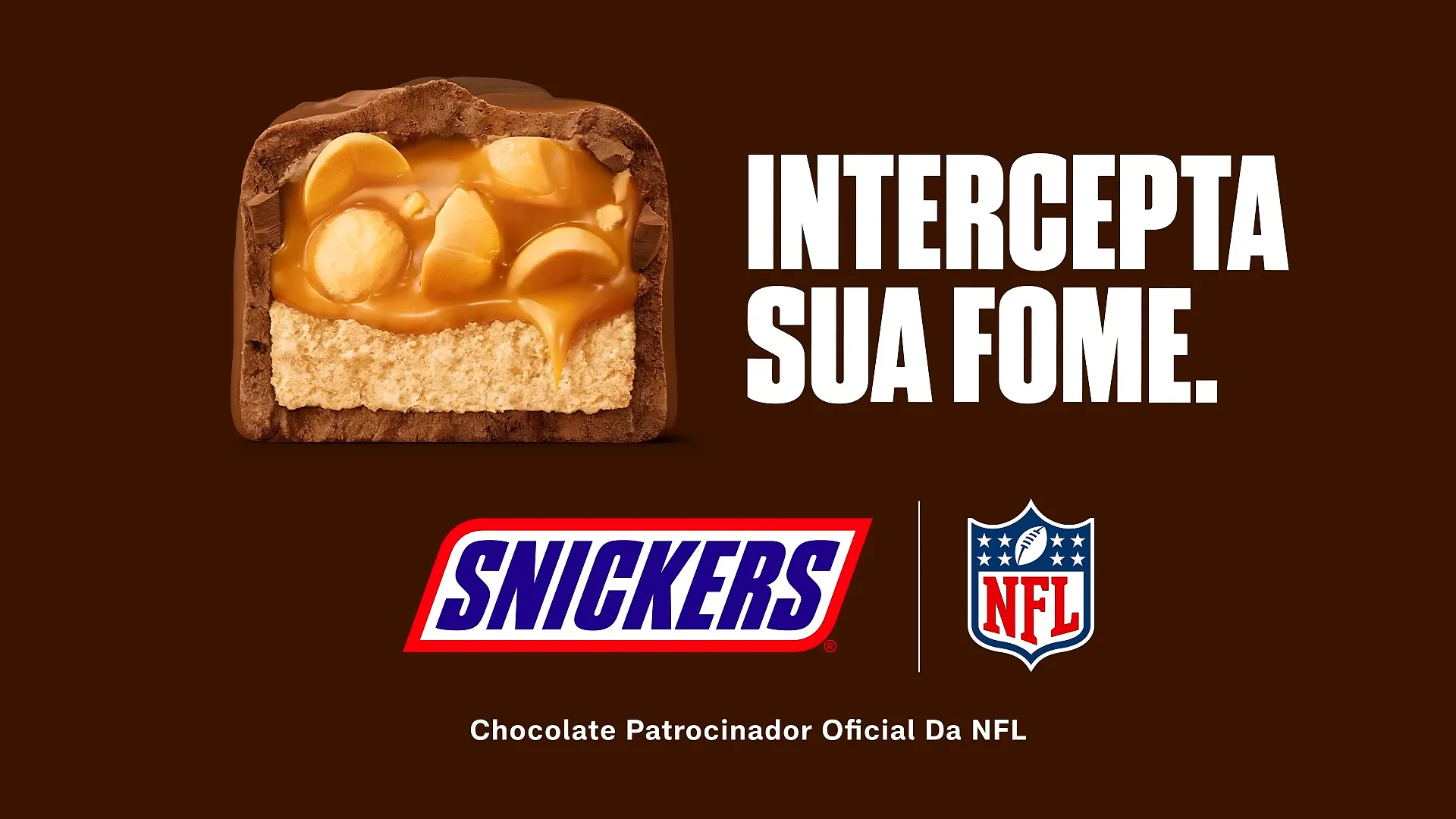 Snickers e NFL: Intercepta Sua Fome.