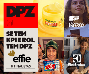 Publicidade DPZ com várias marcas e imagens.