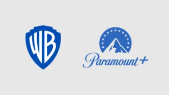Logos da Warner Bros e Paramount Plus