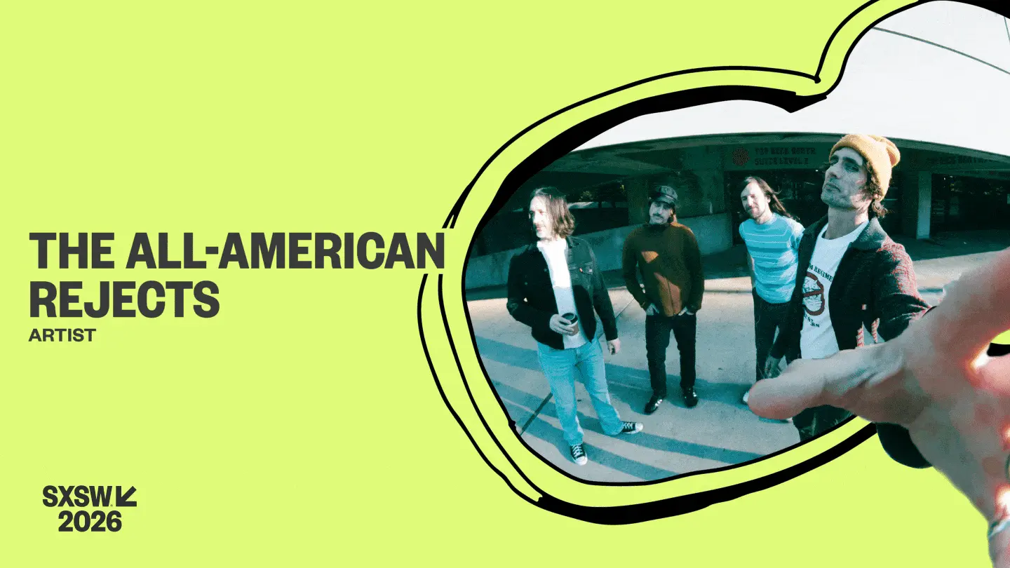 Banda no evento SXSW 2026.