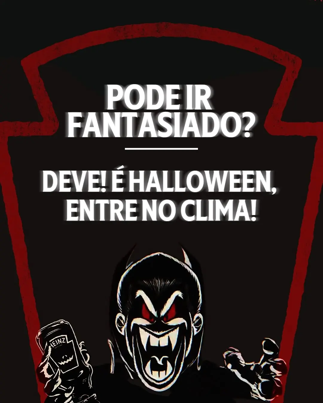Anúncio Halloween: fantasias permitidas, entre no clima!