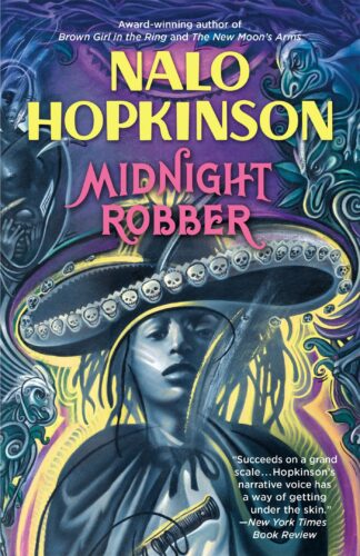 Capa do livro 'Midnight Robber' por Nalo Hopkinson.