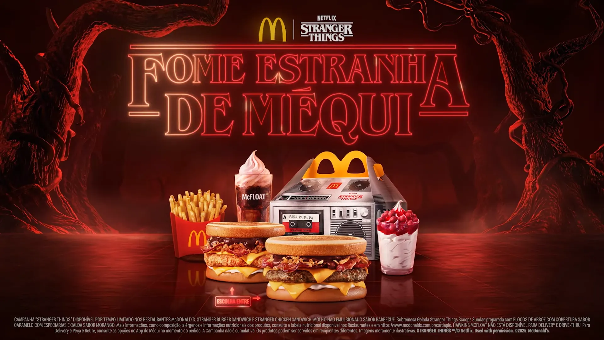 Campanha McDonald's e Stranger Things, Fome Estranha de Méqui.