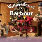 Wallace e Gromit decoram árvore de Natal.