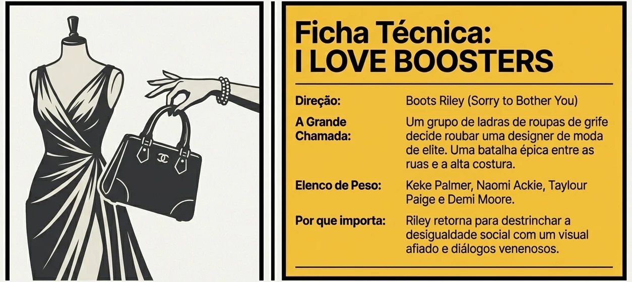 Imagem de cartaz do filme 'I Love Boosters'.