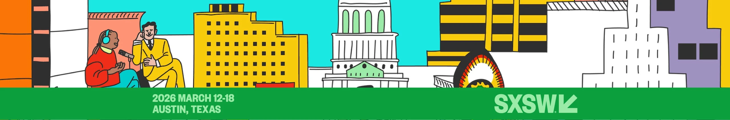 SXSW 2026 em Austin, Texas, março 12-18.