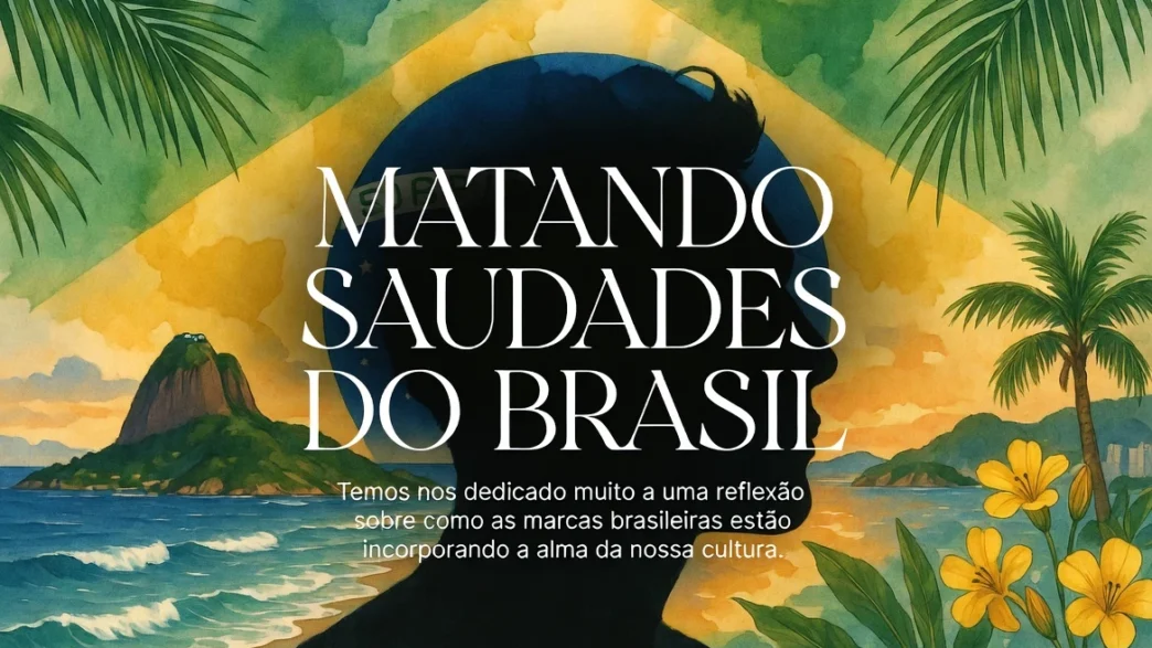 Paisagem tropical com sombra e texto.