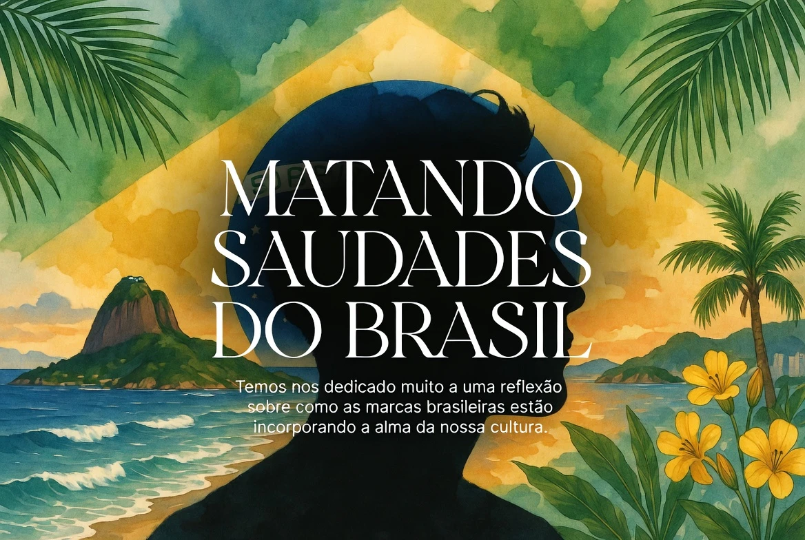 Paisagem tropical com sombra e texto.