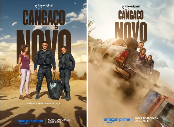 Pôster da série Cangaço Novo no deserto