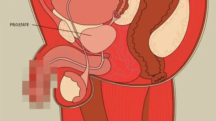 Diagrama do sistema reprodutor masculino