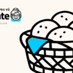 Cesta com pães ilustrando inflação