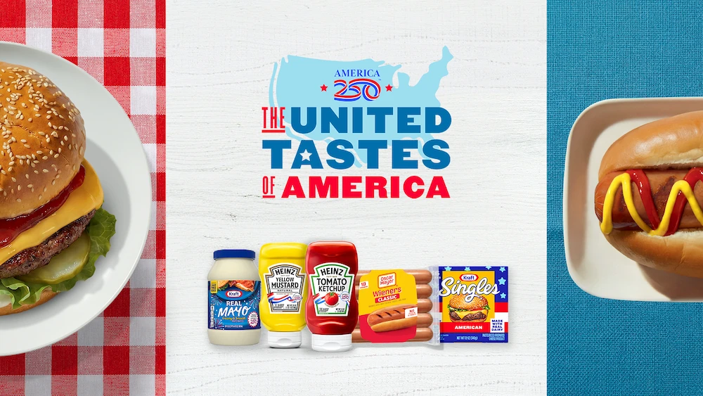 Hambúrguer, cachorro-quente e condimentos americanos