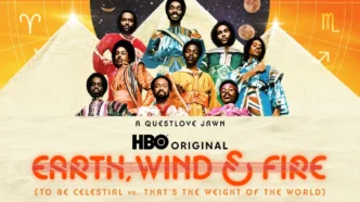 Pôster do Earth, Wind & Fire na HBO
