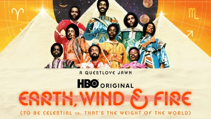 Pôster do Earth, Wind & Fire na HBO