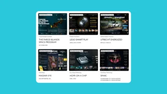 Página com projetos finalistas do Cannes Lions