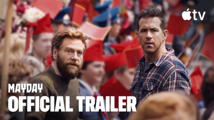 Ryan Reynolds e Kenneth Branagh em cena do filme Mayday